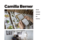 Desktop Screenshot of camillaberner.dk