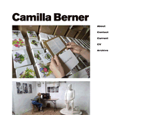 Tablet Screenshot of camillaberner.dk